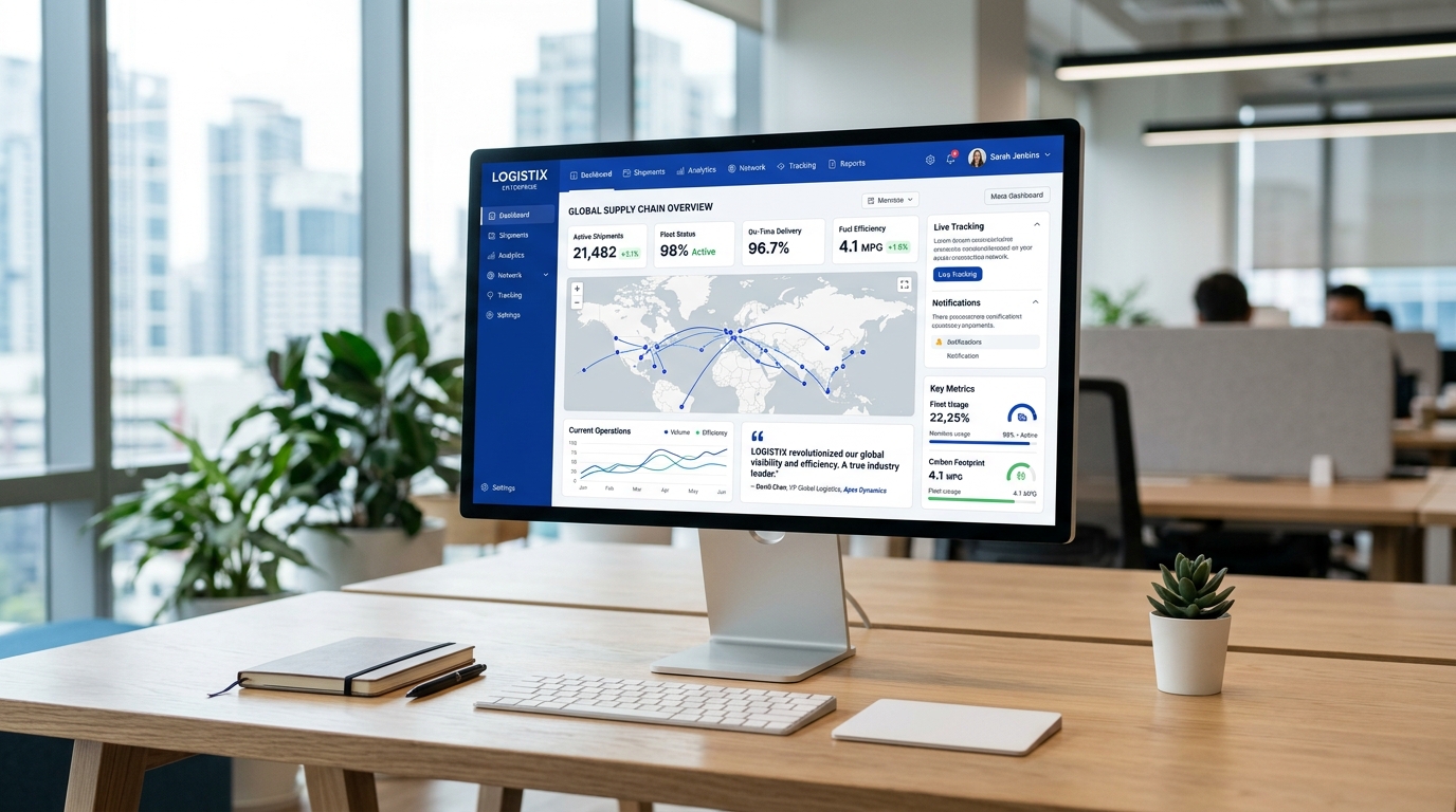 Captura de Plataforma Corporativa Nexus Logistics